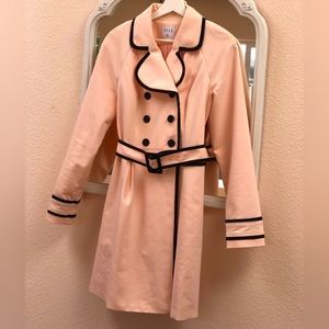 High-End Pale Pink Double Breasted Coat
